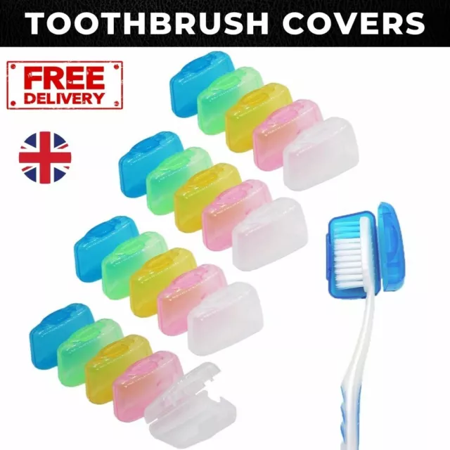 Toothbrush Head Covers Portable Travel Camping UK Holder Brush Cap Case Sets