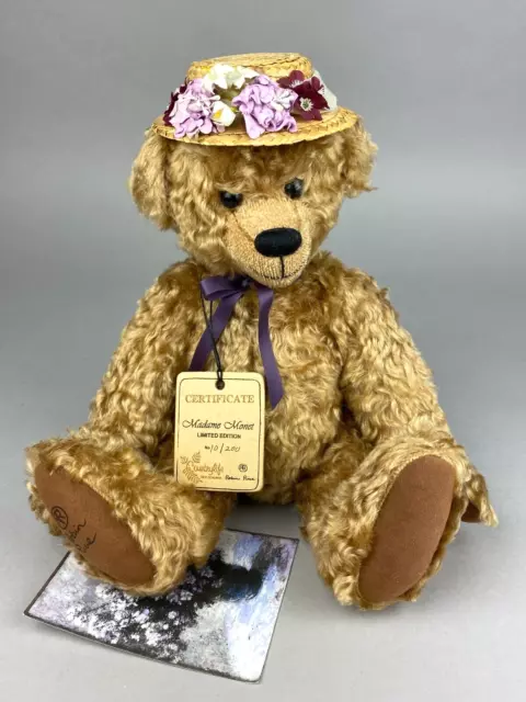 Robin Rive - "Madame Monet" Ltd Edition Bear - Gold Mohair - 2002