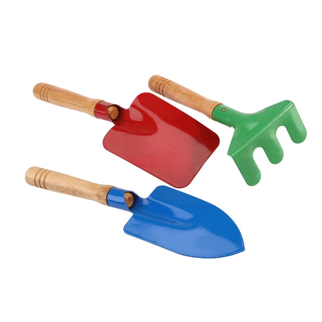 6 Pcs/2 Kids Outdoor Toy Portable Wooden Child Beach Sand Toy