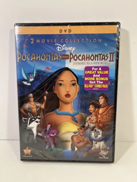 Walt Disney's Pocahontas I&2 Journey To A New World Dvd Brand New Factory Sealed