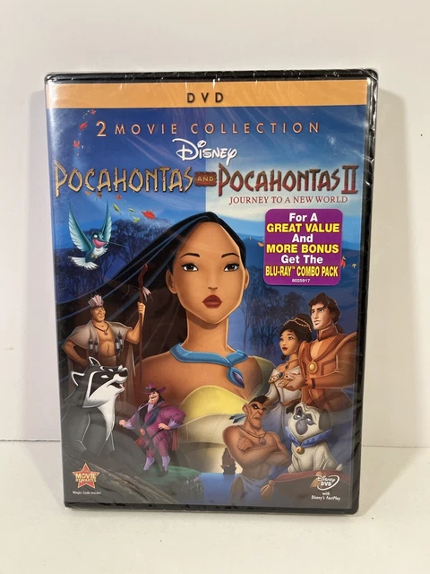 Walt Disney's Pocahontas I&2 Journey To A New World Dvd Brand New Factory Sealed