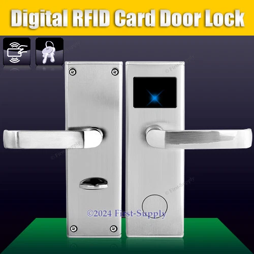DIGITAL ID CARD Keyless Door Access Control Lock With Deadbolt Latch ...