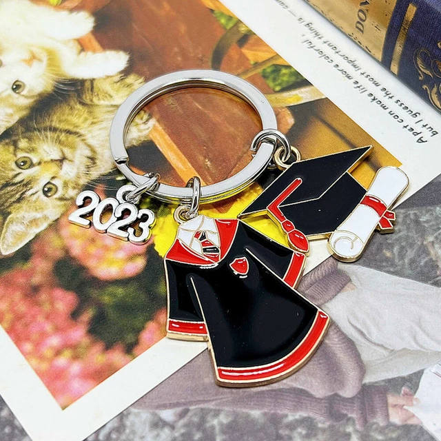 2 Pcs Porte-clés Diplômé Porte-clés De La Saison Des Diplômes Pendentif