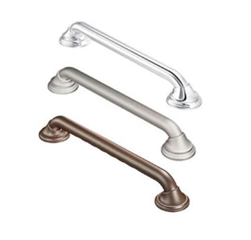 Moen Ultima Grab Bar 24 bronce del Viejo Mundo con empuñadura rizada