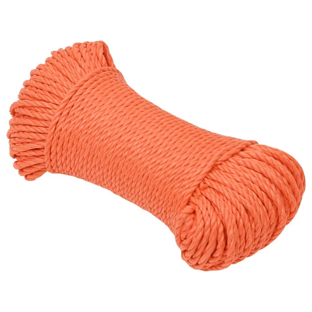 Arbeitsseil Orange 6 mm 250 m Polypropylen D4C3