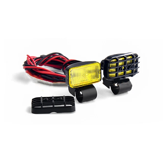 YINETTECH 1 Set 3W Aluminiumlegierung RC Auto Suchscheinwerfer Kit
