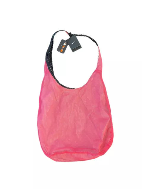 New Nike Reversible Tote Bag Pink / Black BA4879 607 3