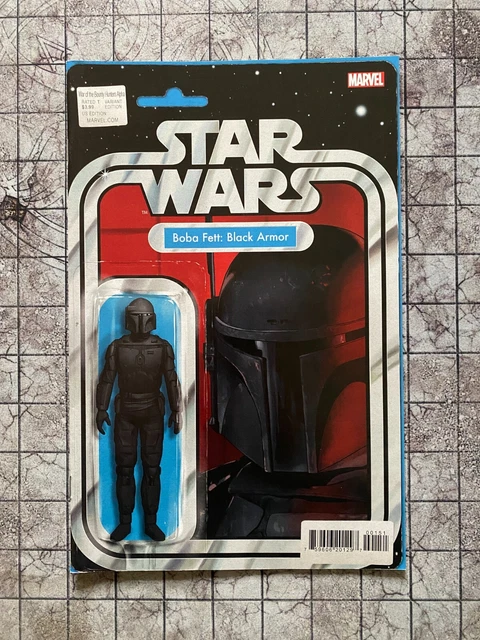 Star Wars War of the Bounty Hunters Alpha #1 Boba Fett Black Armor VARIANT VF+