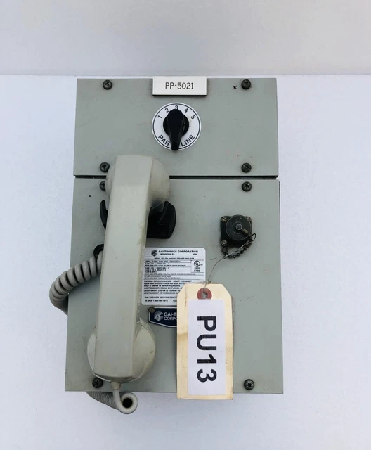 GAI-TRONICS 701-304 Cornetta/Altoparlante Ampplificatore 120 VAC 50-60 Hz #12