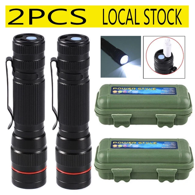 USB Rechargeable 1200000LM LED Flashlight Super Bright Box Torch Tactical Light