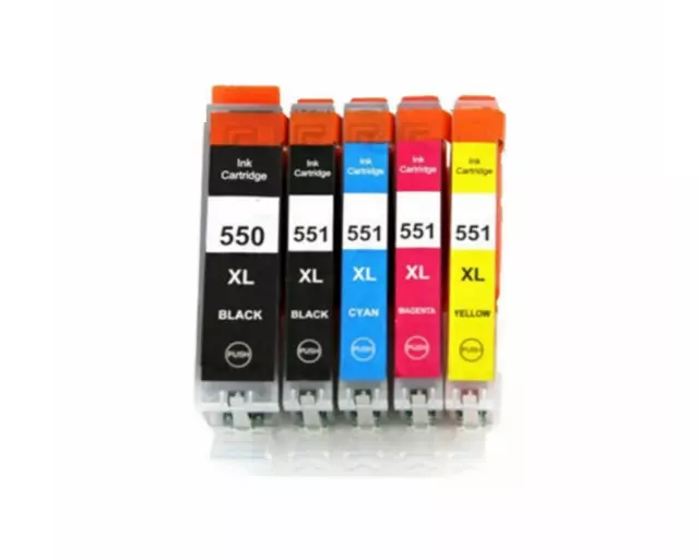 Non OEM Canon PGI550XL CLI551XL Ink Cartridges For Canon Pixma Printers Lot