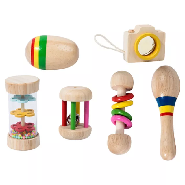 1 Set von Mini -Instrumenten Frühmusik Aufklärung Spielzeug Rhythmus