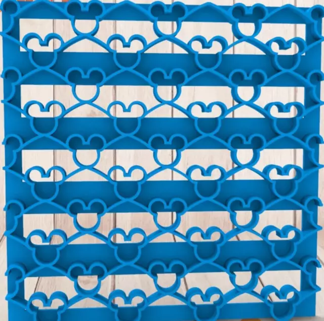 Pattern Topolino mickey mouse stile disney cookie cutter formina tagliabiscotti