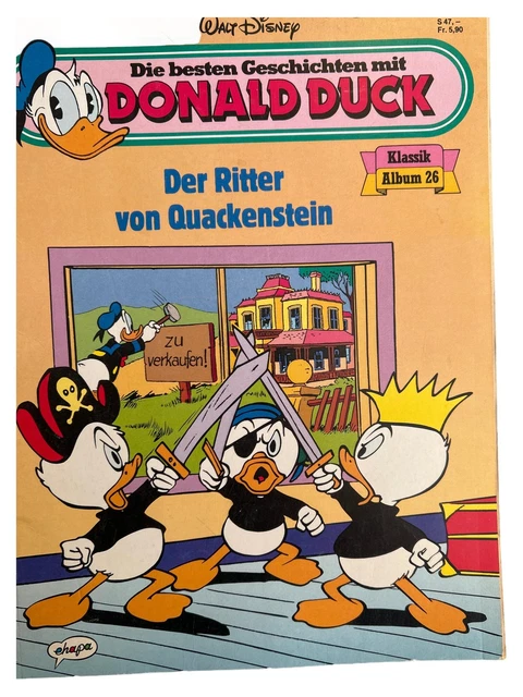 WALT DISNEY DONALD Duck Ritter von Quackenstein Klassik Album 26 Comic ...