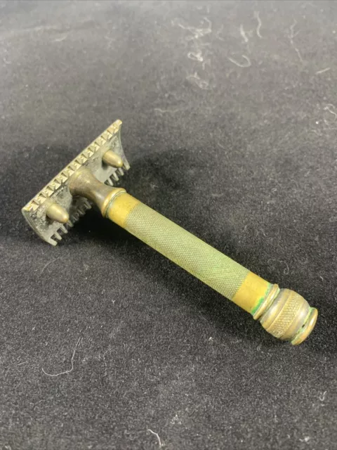 Vintage Gillette Comb DE Safety Razor Ball End
