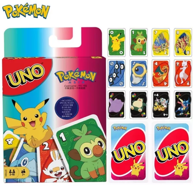 UNO Pokémon Jeu De Société Et De Cartes, jeux de société uno 
