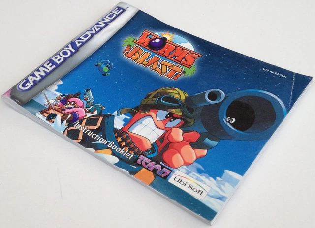 gba notice WORMS BLAST eur nintendo game boy advance mode d'emploi instructions