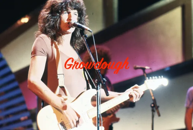 REO Speedwagon Kevin Cronin Vocalist Rhythm Guitar Original 35mm Slide 1970s