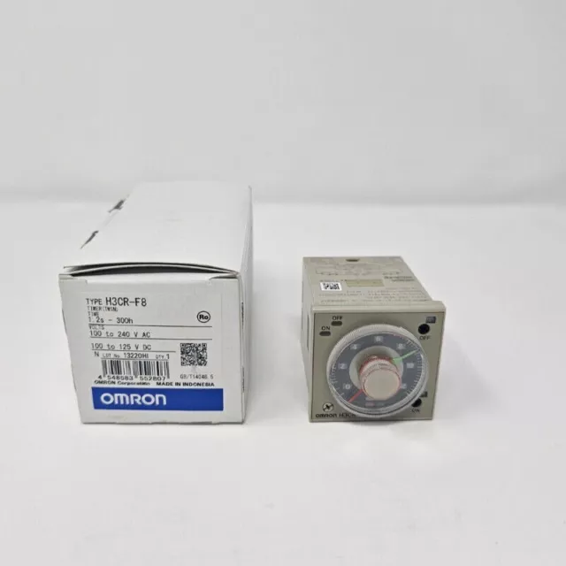 ONE New OMRON H3CR-F8 Timer 100-240VAC