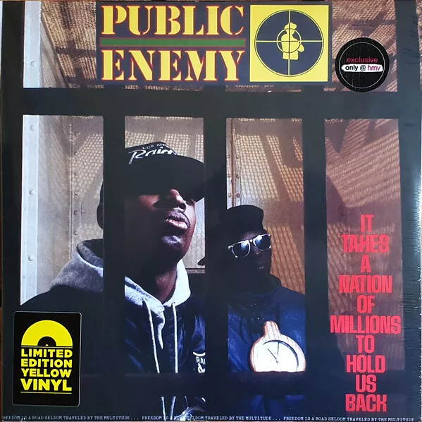 Public Enemy It Takes A Nation Of Millions To Hold Us Back Def Jam Recordings L