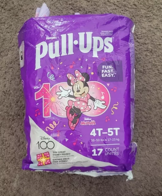 RARE SEALED VINTAGE 2003 Huggies Pull Ups Girls Mickey Mouse Size M - 27 CT  $27.93 - PicClick