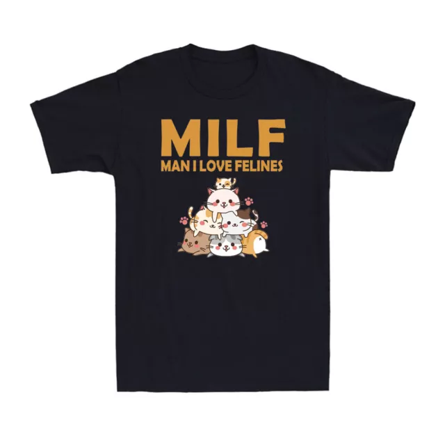 MILF MAN I Love Fireworks Funny July 4th Patriotic Gift Vintage Men's T- Shirt £13.99 - PicClick UK