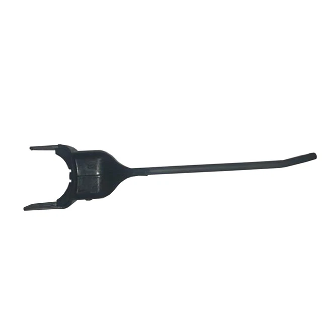 LH Rubber Mounted Rake Tooth 10" Tine x 3/8" Holes x 1.8593" Yoke Opening RMT-3