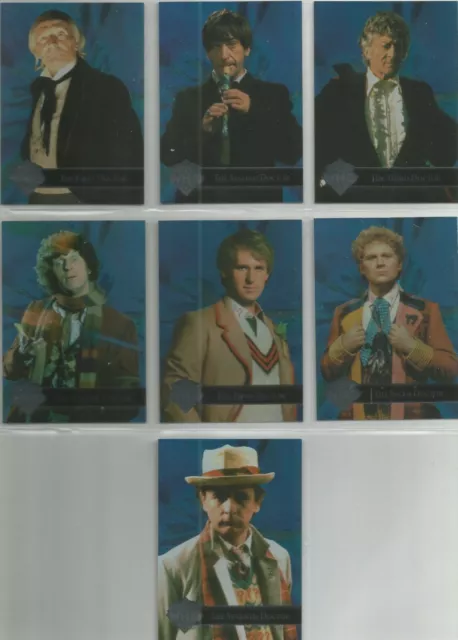 Doctor Who Cornerstone Series 3 - "Doctors" 7 Card Foil Chase Set