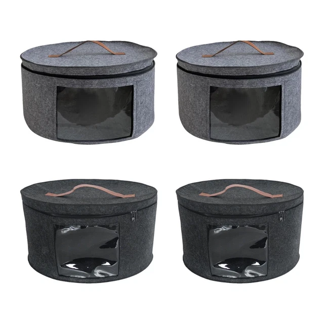 Organisateur de chapeaux en feutre, panier Durable anti-poussière pour