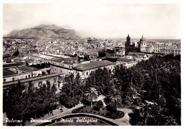 Cartolina Sicilia - Palermo 2542 - Panorama E Monte Pellegrino - Viaggiata