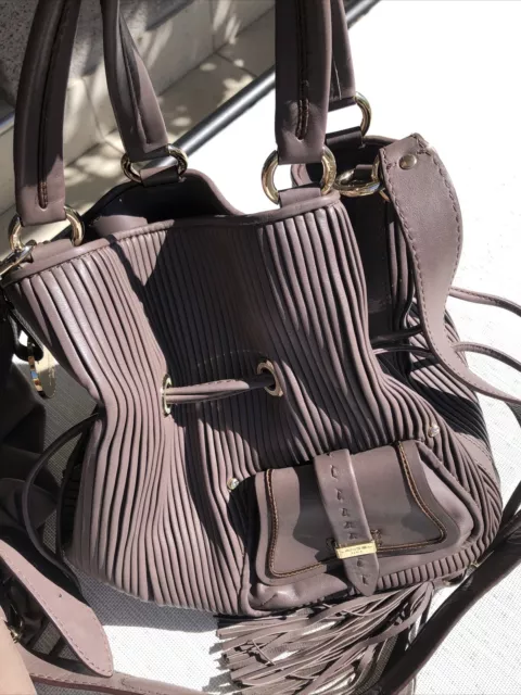 Sac lancel premier top flirt croco gris fumé