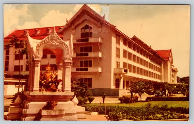 c1960s Bangkok Thailand Erawan Hotel Vintage Postcard