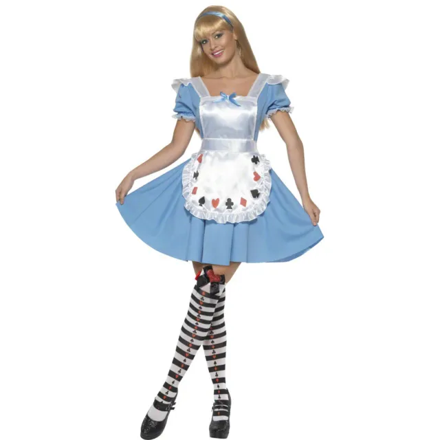 Alice im Wunderland Kostüm Gr S Damen Märchen Kleid Märchenkostüm Märchenkleid