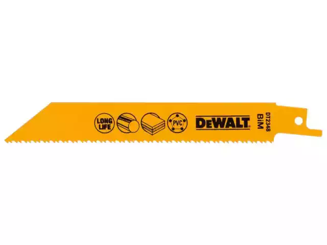 DeWalt DT2348 Reciprocating Bi Metal Blades - Pack of 5 - 152mm