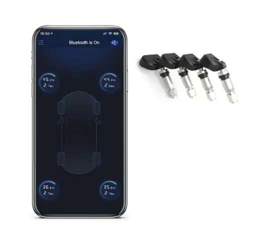 Iphone +  Android Bluetooth Tpms Tyre Pressure Monitoring System  Internal  Type