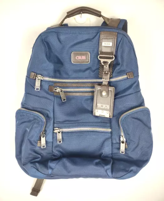 TUMI ALPHA BRAVO BACKPACK in BLUE UNISEX "CRJB" Laptop Bag