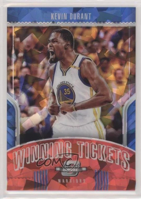 2018 Panini Contenders Optic Winning Tickets Prizms Red Cracked Ice Kevin Durant