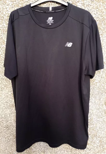 MEN'S SPORTS TOP by  NEW BALANCE NB, UK SIZE XL, CHEST 46", BLACK