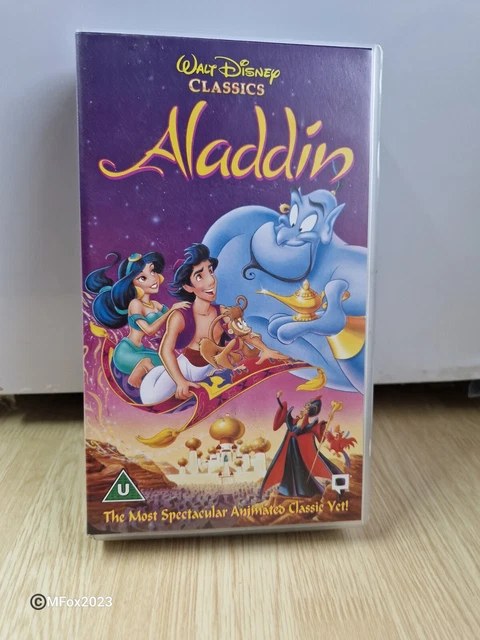 ALADDIN DISNEY CLASSICS VHS Video Tape Cassette Retro £4.99 - PicClick UK