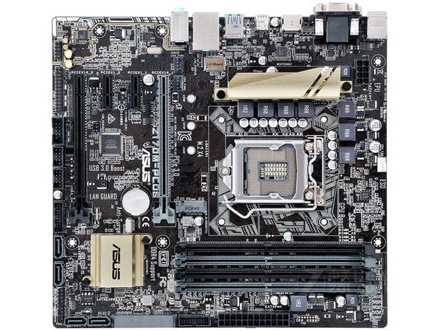 FOR ASUS Z170M-PLUS motherboard LGA1151 DDR4 64G VGA+HDMI+DVI M-ATX ...