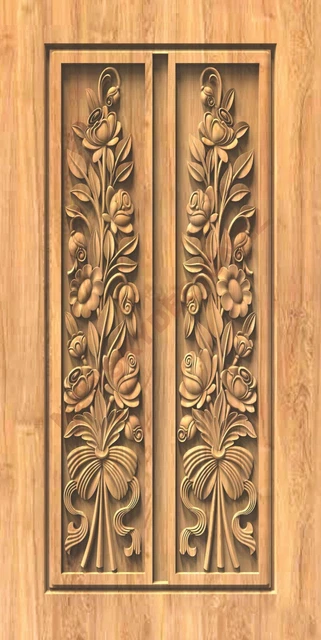(31)STL Model Door for CNC Router 3D Printer Artcam Aspire Bas Relief free ship