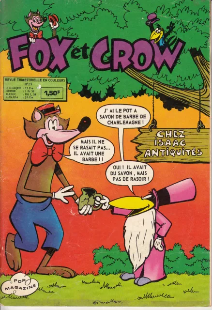 Fox Et Crow N° 29 De 1972 Editions Aredit