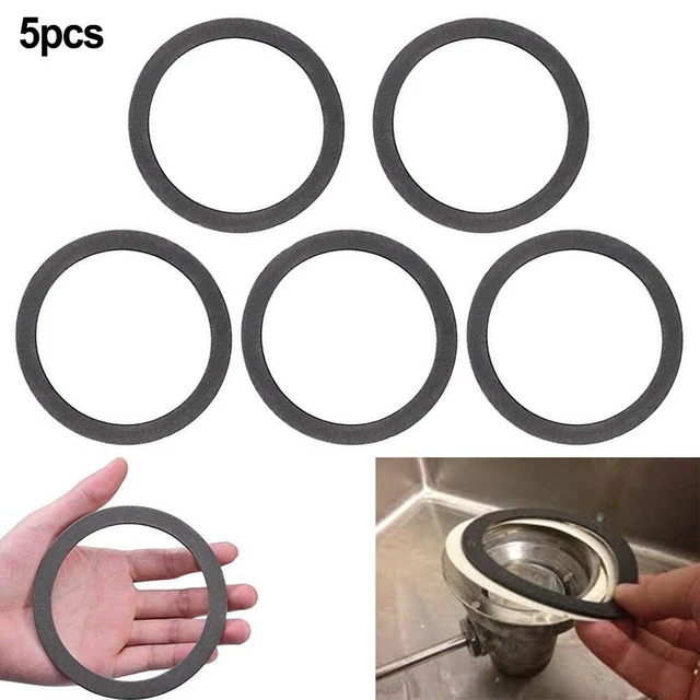 Anillo de sellado junta sin fontanero masilla necesario fregadero cocina 5 piezas