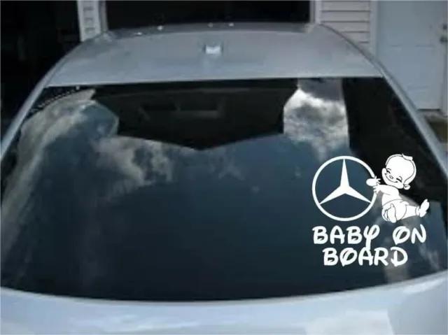 Baby On Board Funny Car Child Children Window Bumper Sticker Vinyl Decal