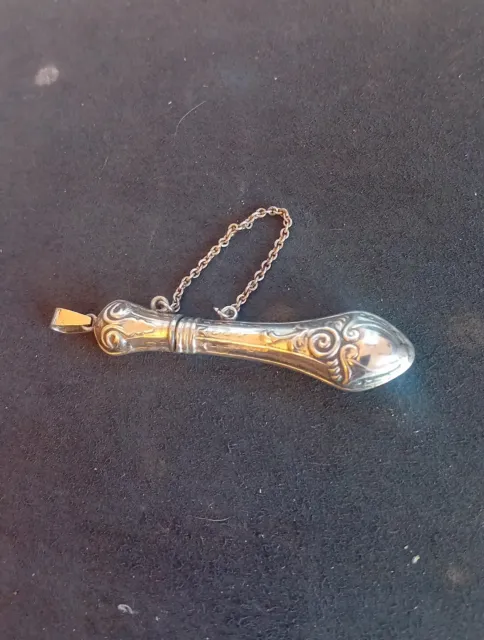 A Lovely Antique Solid Silver Victorian Needle Case