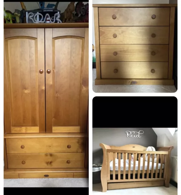 Boori Cot Bed, Wardrobes And Drawers