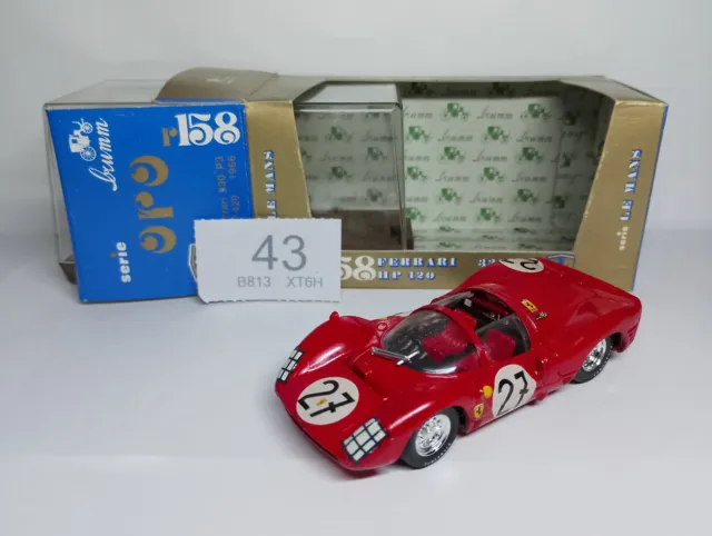 Ferrari 330 P3 - 1966, No 27 - Brumm R158, with Case & Stand