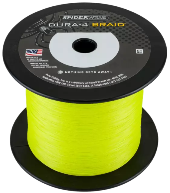 (0,06€/m) SPIDERWIRE Dura 4 geflochtene Angelschnur 1800m / 300m / 150m 3