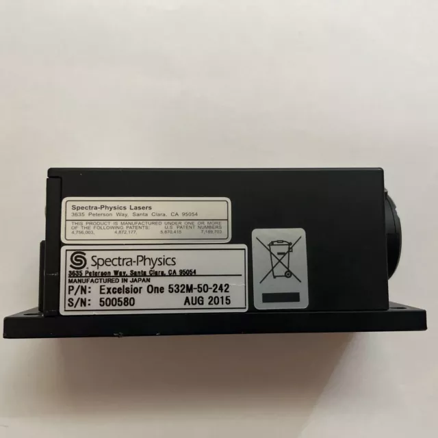 Spectra Physics Excelsior One 532nm 50mW 532M-50 Laser Head