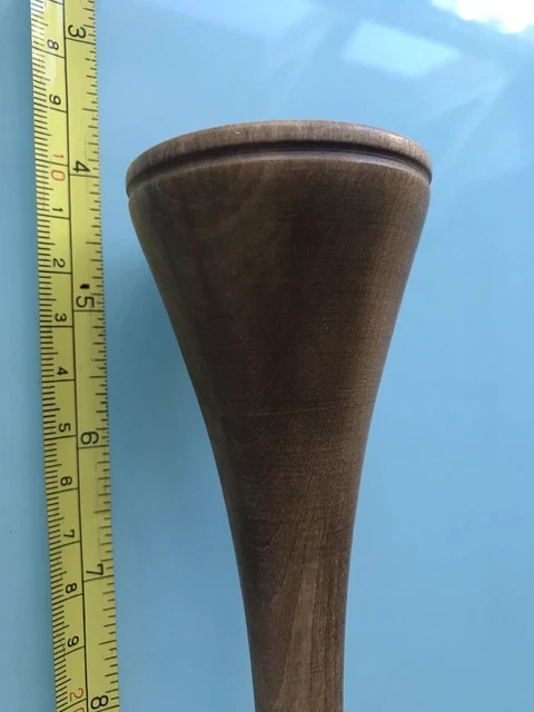 Antique Wooden Stethoscope Medical Doctor Pipe Monaural Ear Trumpet Wooden Rare 3
